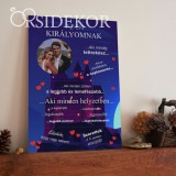 AZ ÉN KIRÁLYOM Ajándék tábla