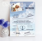 AZ ÉN MATRÓZOM Ajándék tábla