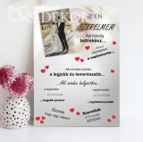 AZ ÉN SZERELMEM Ajándék tábla