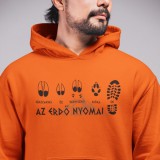 Az erdő nyomai Pulóver Sötétzöld S méret