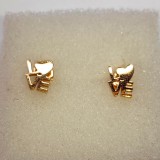 AZIZ LOVE nemesacél fülbevaló, arany színű