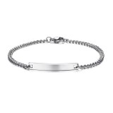 AZIZ Nemesacél gravírozható női karkötő