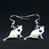 AZIZ Nemesacél macskás fülbevaló