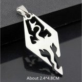 AZIZ Nemesacél nonfiguratív medál nyaklánccal