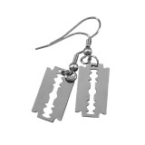 AZIZ Nemesacél penge fülbevaló