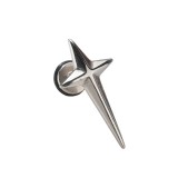 AZIZ Punk nemesacél fülbevaló, ezüst színű, 1 db