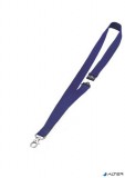 Azonosítókártya-tartó, nyakba akasztható, biztonsági csattal, DURABLE, kék