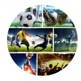 Aztadejo Focis Kick It papírtányér 8 db-os 23 cm