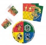 Aztadejo Harry Potter Hogwarts Houses party szett 36 db-os 23 cm-es tányérral