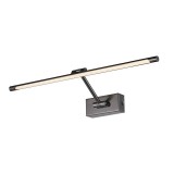 Azzardo DaVinci fali lámpa, fekete, 3000K melegfehér, beépített LED, 10W, 705 lm, AZ-2655