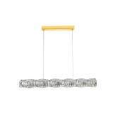 Azzardo Florence függesztett lámpatest, arany, Beépített LED, 2880 lm, AZ-6187