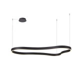 Azzardo Mirabella függesztett lámpatest, fekete, Beépített LED, 3150 lm, AZ-5093