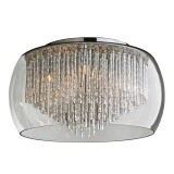 Azzardo Rego 1 ágú függeszték, átlátszó, G9, 8x28W, AZ-1000