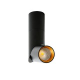 Azzardo Santos mennyezeti lámpa, fekete, 3000K melegfehér, beépített LED, 12W, 950 lm, AZ-2416