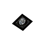 Azzardo Sisto beépíthető lámpa, fekete, GU10, 1x50W, AZ-2810