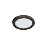 Azzardo Slim fürdőszobai mennyezeti lámpa, fekete, 3000K melegfehér, beépített LED, 6W, 500 lm, AZ-2834