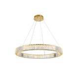 Azzardo Spark függesztett lámpatest, arany, Beépített LED, 3600 lm, AZ-5790