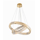 Azzardo Spark függesztett lámpatest, arany, Beépített LED, 6160 lm, AZ-5792