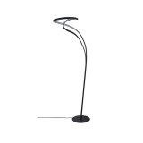 Azzardo Twist állólámpa, fekete, Beépített LED, 2400 lm, AZ-5737