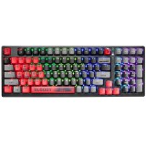 A4TECH Bloody S98 Sports, Mechanikus (BLMS Red Switch), RGB világítás, eSport Gaming, Red, US, Vezetékes billentyűzet