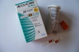 ACCU CHEK Accu-Chek vércukor tesztcsík 25 db