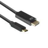 Act ac7325 usb-c to displayport adapter cable 2m black