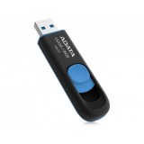ADATA Pendrive 16GB, UV128 USB 3.1, Fekete-kék (AUV128-16G-RBE) - Pendrive