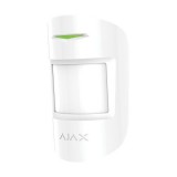 AJAX MotionProtect Plus WH vezetéknélküli kombinált PIR+MW fehér mozgásérzékelő MOTIONPROTECT-PLUS-WHITE