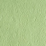 Ambiente Elegance pale green dombornyomott papírszalvéta 25x25cm,15db-os