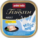 Animonda Vom Feinsten csirkehusos macskaeledel tejes töltelékkel (16 x 100 g) 1600 g