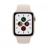 Apple Watch SE (v2) GPS 44mm aranyszínű alumíniumtok, csillagfény sportszíj (MKQ53HC/A) (MKQ53HC/A) - Okosóra