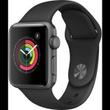 Apple Watch Series 3 GPS 42mm asztroszürke aluminiumtok fekete sportpánttal  (mtf32mp/a) (mtf32mp/a) - Okosóra