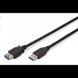 Assmann USB 3.0 hosszabbító kábel 1.8m (AK-300203-018-S) (AK-300203-018-S) - USB hosszabbító