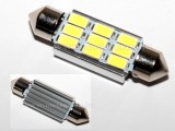 Autós szofita LED izzó, 9 db SMD LED-del, Can-Bus, 36 mm, MM-36MM9SMD5730