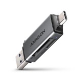 AXAGON CRE-DAC SuperSpeed USB-C + USB-A Card Reader