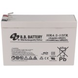 B.B. Battery Helyettesítő ólom akku Panasonic UP-RW1220P1, UP-VW1220P1 12V 4Ah csatlakozó: F2