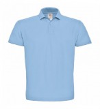 B&C ID.001 galléros póló LIGHT BLUE S-XXL méretek
