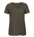 B&C női TW045 Inspire V-nyakú póló XS-XL méretek KEKI