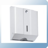 B&K Losdi papírtörölköző tartó, zárható, szinterezett acél, fehér