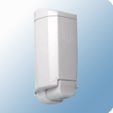 B&K Losdi szappanadagoló, falra szerelhető, zárható műanyag, fehér, 1 literes