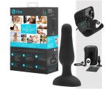 b-Vibe Novice - kezdő anál vibrátor (fekete)