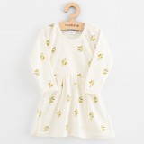 Baba Biopamut hosszú ujjú ruha New Baby Olives