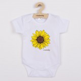 Baba body nyomtatással New Baby Sunflower - rövid ujjú