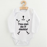 Baba body nyomtatással New Baby You can do it daddy!