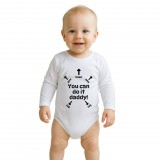 Baba body nyomtatással New Baby You can do it daddy!