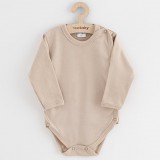 Baba body teljes hosszában patentos New Baby Classic II világos bézs