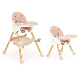 Baba etetőszék 2in1 ECOTOYS - babaülés, etetőszék, magas szék, kényelmes, biztonságos