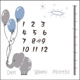 Baba fotószőnyeg - Kényelmes és puha háttér a baba fotózásokhoz