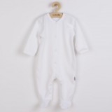 Baba pamut kezeslábas New Baby Practical fehér fiú