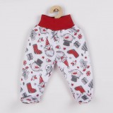 Baba pamut lábfejes nadrág New Baby Christmas